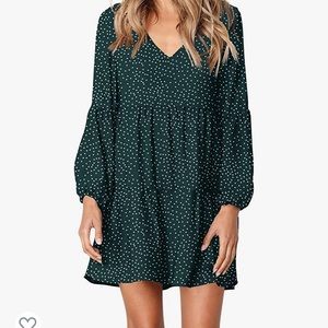 Women’s V Neck Swing Shift Dress